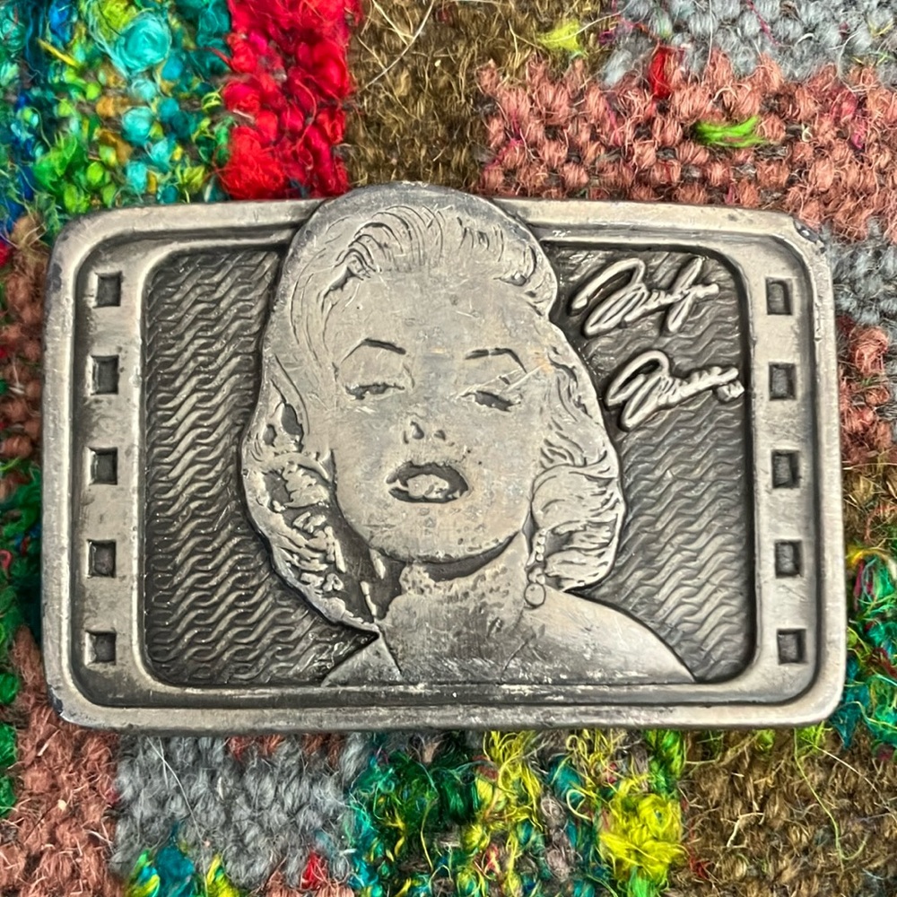Vintage American Foundry Marilyn Monroe Belt Buckle